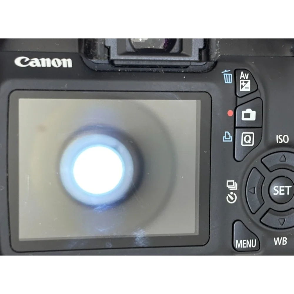 Canon EOS Rebel T3 12.2 MP DSLR Camera W/Telephoto Zoom Lens & Battery Black